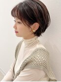 耳掛け丸みショート