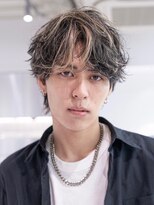 ケアリー 練馬(Carelly)&nbsp;ツイストパーマ七三オールバックマッシュウルフスリークショート