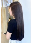 ペールブラウン ストレート ロング
