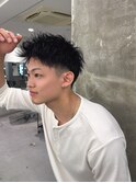 波巻きツイストスパイラルパーマ/フェザーパーマ/眉毛/メンズ