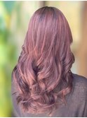モーヴピンク×髪質改善Tr【高木】