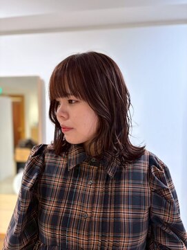 ソイクフ 高田馬場店(SOY-KUFU) 巻いて可愛いミディアムヘア