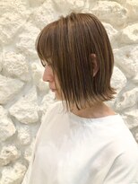 モアナ バイ ヘッドライト 川口店(Moana by HEADLIGHT)&nbsp;Moana【川口】#レイヤーボブ#くびれボブ#透明感カラー