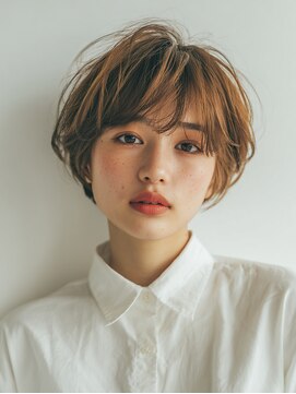 ロディーナ 大口 新子安(rodina) 着物ヘア/大人ガーリー/ダークアッシュ/似合わせカット/大口子安