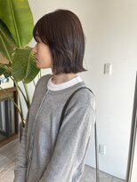 ソエラ(Soera) ボブ/顔まわりレイヤー/透明感カラー/ブラウンカラー