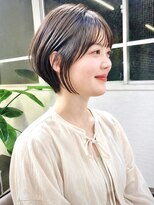 アンク(ank)&nbsp;ひし形ショート前髪あり20代30代40代面長丸顔えらはり小顔