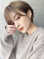 エニ 自由が丘(ENi)&nbsp;マチルダボブ/ピンクベージュ/インナーグレージュ[自由が丘駅]