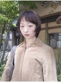 くびれレイヤー/オリーブベージュ/顔周り/シースルー/横浜+
