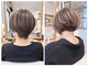 ナットナウ(NOT NOW)の写真/大人女性のショート・ボブはシルエットが大切＊髪質と骨格に合わせて、横顔まで美しく。