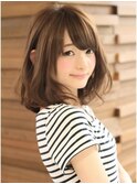 ミディアム髪型亀戸・錦糸町・平井・新小岩・小岩美容室i.East