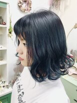 オーキッドヘア(Orchid hair)&nbsp;グラデーション ミッドナイトブルー
