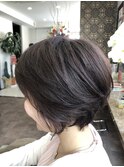 ナチュラル丸みショート