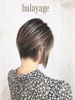 ラッズプラスエイチ(Lads+h)&nbsp;【Lads+h 】バレイヤージュ×ミルクティーベージュ