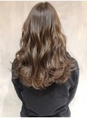 チョコレートブラウン_毛先パーマことりベージュ_ba258832
