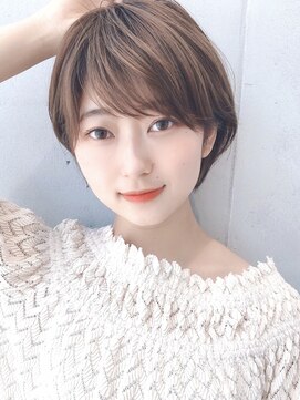 セイドット オモテサンドウ(Say. omotesando) Say. 吉田伊織　ひし形耳掛けショートボブ