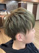 シード(Syead)&nbsp;カーキアッシュ×メンズショート【八王子】