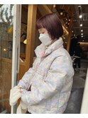pink purple bob/momoka