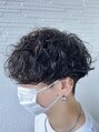 フゥ 宇都宮(FeU) マッシュ×波巻きスパイラル(宇都宮/メンズパーマ/眉毛/岡本)