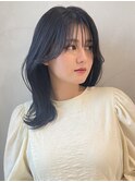 【 YOKE 】くびれフェイスレイヤー顔まわりサイドバング小顔韓国