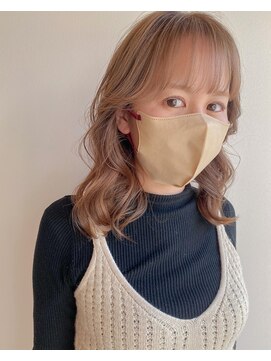 ツイギー 宮西店(TWiGGY) 顔周りレイヤーセミロング