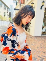 銀座　LIBERTE ゆるふわロブ×透明感グレージュ