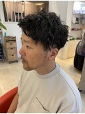 《R+》メンズスパイラルパーマ/ツイスパ/ツーブロック/40代
