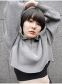 マッシュショート/顔まわりカット【有海一生】ノンジアミン