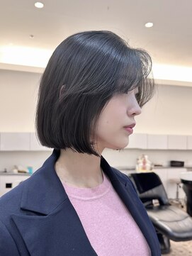 ノイズ エコル(Hair&Make NOISM ekolu ) 韓国風タッセルボブかきあげヘア