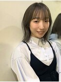 【 グレージュ × ボブ × ホリスティックカラー 】浅野美紀