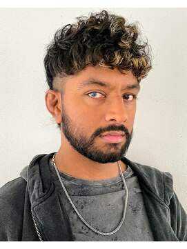 【チクロ】メンズマレットヘア外国人風