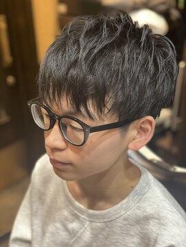 ヒロギンザバーバーショップ 神楽坂店(HIRO GINZA BARBER SHOP) サッパリショートダウンバング