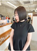 ダークブラウン☆ボブ