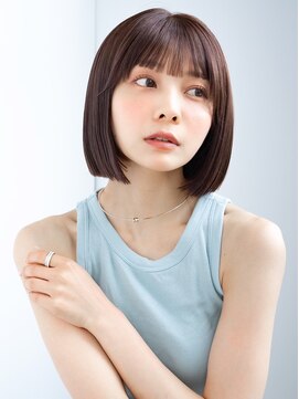 レノラ 本町(LENORA) 20代30代大人かわいいナチュラル暗髪エアーストレートヘア