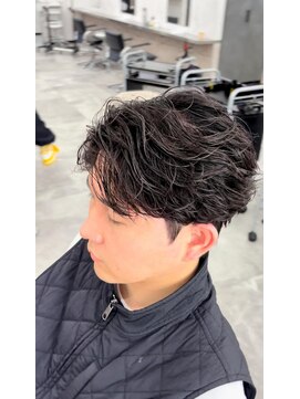 オム ブランシェ(HOMME BLANCHE’) 【Ryo】フェザーリバースパーマダウンパーマ