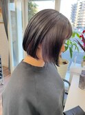 *THE  RIRE.  切りっぱなしボブ×インナーカラー*