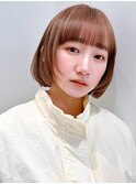 Say.黒髪ボブルフネビージュ小顔ワンレンショートボブミニボブ