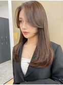韓国/韓国スタイル/レイヤー/艶/ツヤ/髪質改善/カラー/巻き方/5