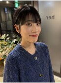 黒髪ショート