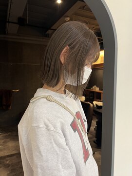 エハプラスマウナ(Eha+MAUNA) ベージュカラー 結べるボブ