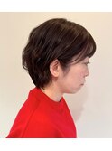 ショートボブ×アイロンワックス仕上げ