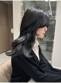 グレージュカラー/髪質改善/暗髪/美髪/レイヤーカット[恵比寿駅]