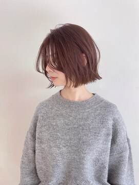 ツナグ(tsunagu) レイヤーボブ、韓国、オイルグロスカラー