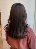 ココアグレージュ/ロング/透明感カラー/髪質改善/銀座