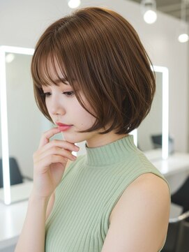 グルグル 本八幡店(GULGUL) 本八幡/ショート/ボブ/顔周り/前髪/白髪ぼかし/ハイライト