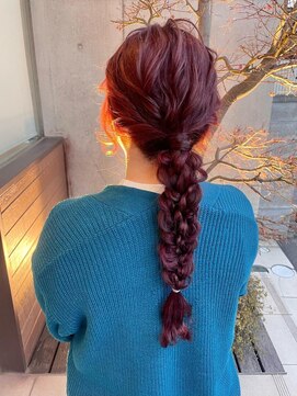 エム インターナショナル 春日部本店(EMU international) 大人可愛い編みおろしアレンジ