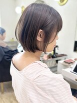 セイドット リー(Say. Ree)&nbsp;say.ホワイトグレージュショートアッシュチェリーブラウン