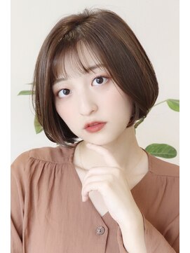 アイ(I.) 【 Ｉ. 】30代からのナチュラル前下がりショートボブ　川口