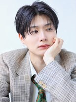 アンサー 渋谷(ANSWER)&nbsp;センターパートニュアンスパーマナチュラル縮毛矯正毛流れ韓国