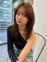サンドイエナ 横浜店(sand yena)&nbsp;姫カットレイヤー/暗めカラー/韓国風巻き/レイヤーカット/横浜