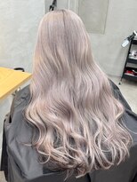 トゥイン 八王子(TWIN)&nbsp;ペールピンクラベンダーデザインカラーフェイスフレーミング